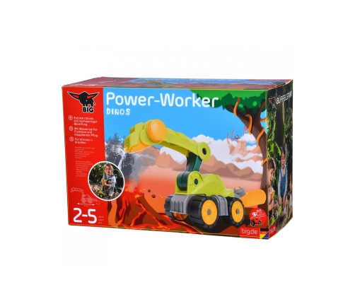BIG Pług Zraszacz Dinozaur Power Worker Zabawka do Piasku