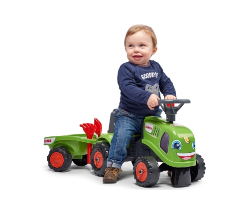Stumjamā mašīna - traktors ar piekabi FALK Baby Claas