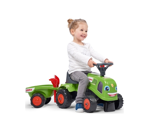 Stumjamā mašīna - traktors ar piekabi FALK Baby Claas