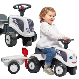 FALK Baby Valtra White Детская трактор-каталка 