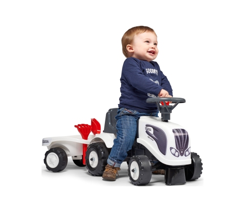 FALK Stumjamā mašīna Traktors Baby Valtra White