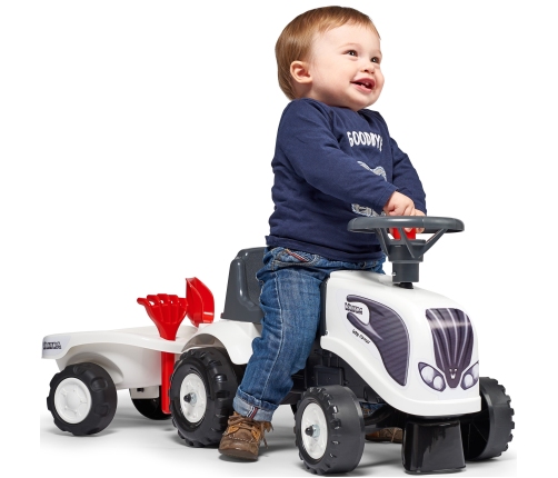 FALK Baby Valtra White Детская трактор-каталка