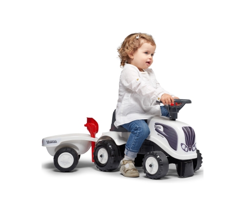 FALK Stumjamā mašīna Traktors Baby Valtra White