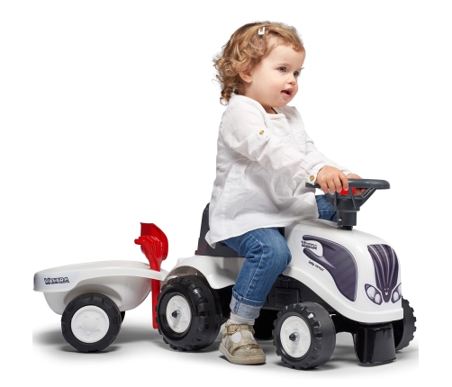 FALK Baby Valtra White Детская трактор-каталка