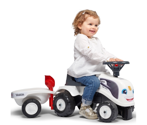 FALK Baby Valtra White Детская трактор-каталка