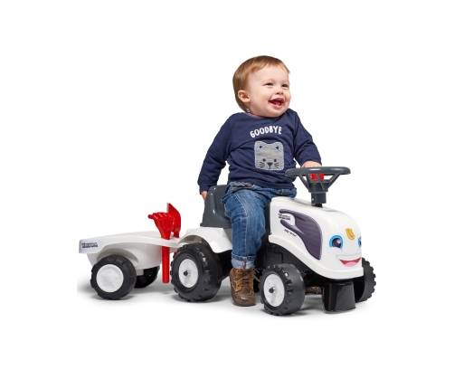 FALK Stumjamā mašīna Traktors Baby Valtra White