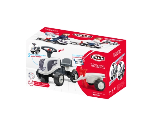 FALK Stumjamā mašīna Traktors Baby Valtra White
