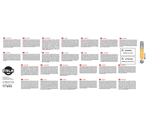 FALK Baby Valtra White Детская трактор-каталка