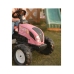 Трактор с педалями с прицепом FALK Country Star Pink