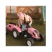 Трактор с педалями с прицепом FALK Country Star Pink