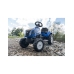 Трактор с педалями с прицепом FALK New Holland Blue