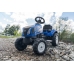 Traktors ar pedāļiem ar piekabi FALK New Holland Blue