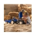 Трактор с педалями с прицепом FALK New Holland Blue