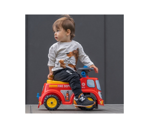 Stumjamā mašīna FALK Fireman Red