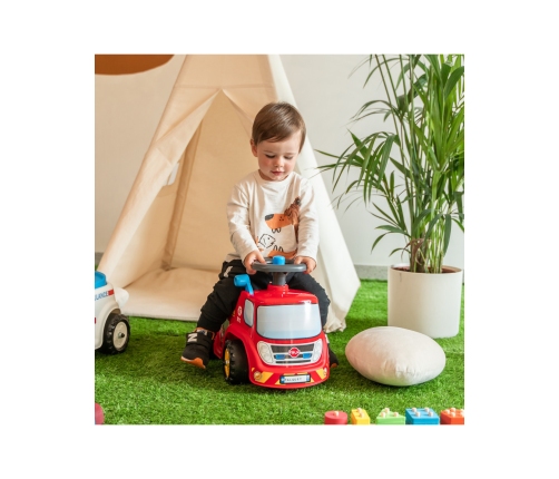 Stumjamā mašīna FALK Fireman Red