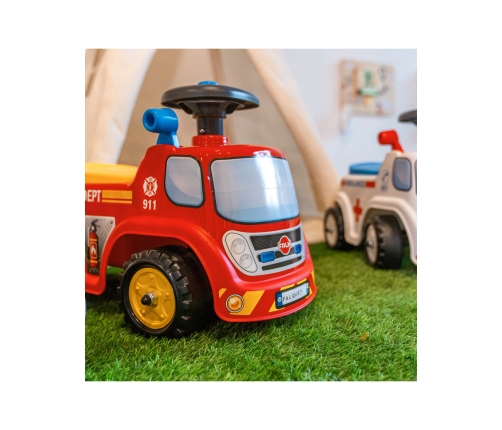 Stumjamā mašīna FALK Fireman Red