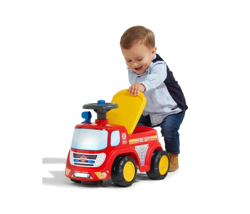 Stumjamā mašīna FALK Fireman Red