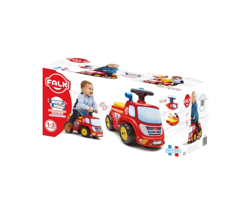 Stumjamā mašīna FALK Fireman Red