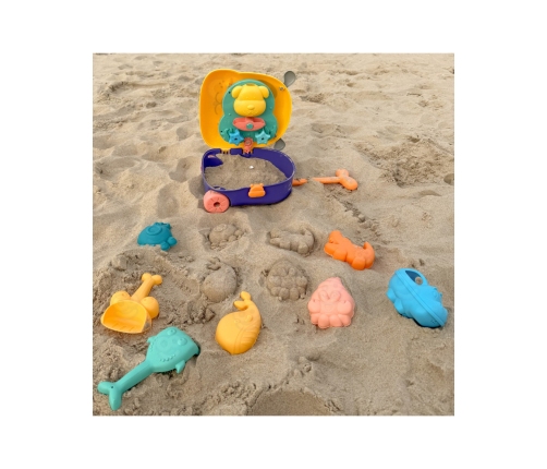 WOOPIE Zestaw do Piasku 3w1 Walizka Piesek Stolik Wodny