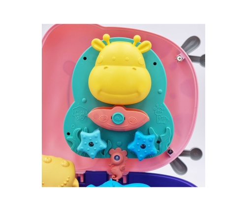 WOOPIE Zestaw do Piasku 3w1 Walizka Jelonek + Zabawka Wodna