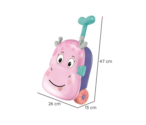 WOOPIE Zestaw do Piasku 3w1 Walizka Jelonek + Zabawka Wodna