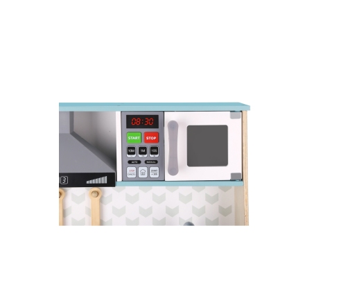 TOOKY TOY Duża Drewniana Kuchnia dla Dzieci 10 el. FSC