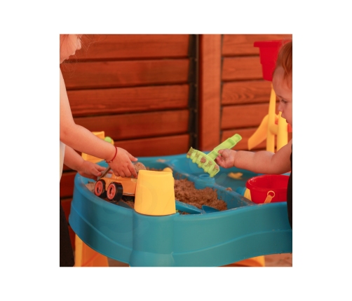 WOOPIE Stolik Wodny 2w1 Piaskownica Młyn 14 akc.