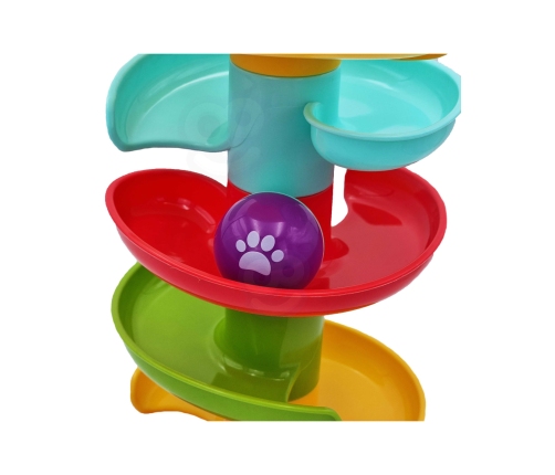 WOOPIE BABY Kulodrom Tor Kulkowy Zestaw Spirala + 2 Kulki