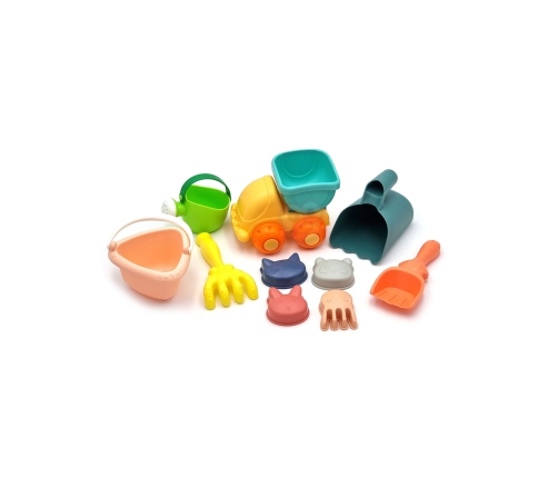 WOOPIE Zestaw do Piasku z Samochodzikiem 10 el.