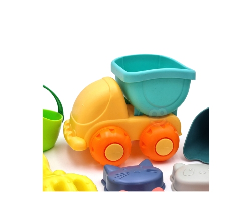 WOOPIE Zestaw do Piasku z Samochodzikiem 10 el.