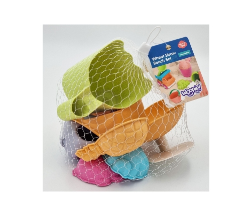 WOOPIE GREEN Zestaw do Piasku z Pazurami 7 el. BIODEGRADOWALNY ORGANICZNY MATERIAŁ