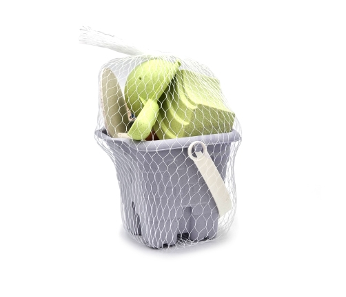 WOOPIE GREEN Zestaw do Piasku w Wiaderku Wieża 8 el. BIODEGRADOWALNY ORGANICZNY MATERIAŁ