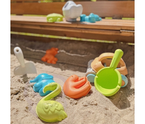 WOOPIE GREEN Zestaw do Piasku z Samochodzikiem 10 el. BIODEGRADOWALNY ORGANICZNY MATERIAŁ