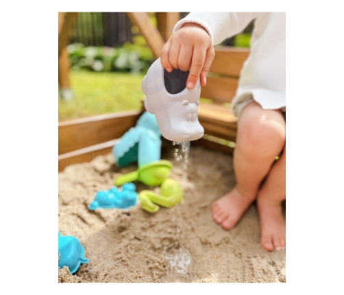 WOOPIE GREEN Zestaw do Piasku z Samochodzikiem 10 el. BIODEGRADOWALNY ORGANICZNY MATERIAŁ