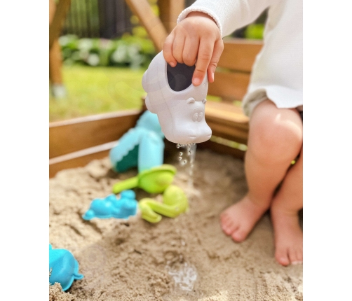 WOOPIE GREEN Zestaw do Piasku z Samochodzikiem 10 el. BIODEGRADOWALNY ORGANICZNY MATERIAŁ