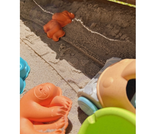 WOOPIE GREEN Zestaw do Piasku z Samochodzikiem 10 el. BIODEGRADOWALNY ORGANICZNY MATERIAŁ