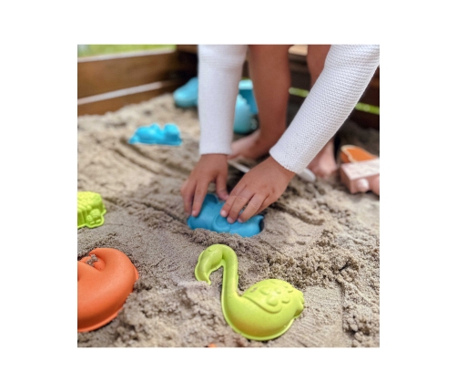 WOOPIE GREEN Zestaw do Piasku z Samochodzikiem 10 el. BIODEGRADOWALNY ORGANICZNY MATERIAŁ