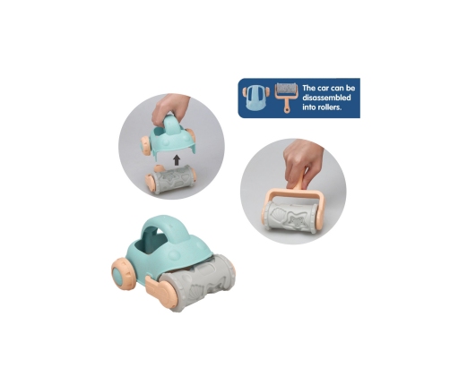 WOOPIE GREEN Zestaw do Piasku z Samochodzikiem 10 el. BIODEGRADOWALNY ORGANICZNY MATERIAŁ