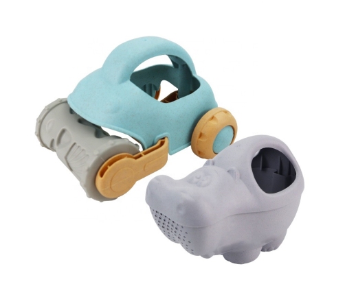 WOOPIE GREEN Zestaw do Piasku z Samochodzikiem 10 el. BIODEGRADOWALNY ORGANICZNY MATERIAŁ