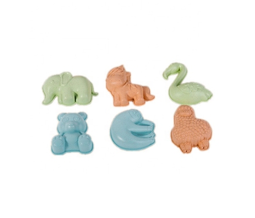 WOOPIE GREEN Zestaw do Piasku z Samochodzikiem 10 el. BIODEGRADOWALNY ORGANICZNY MATERIAŁ