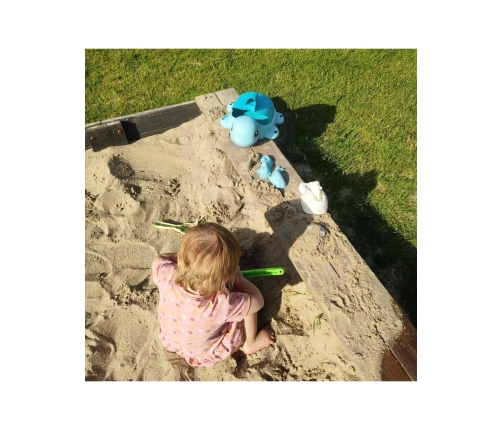 WOOPIE GREEN Zestaw 2w1 do Piasku i Wanny Żółwik Niebieski 8 el. BIODEGRADOWALNY ORGANICZNY MATERIAŁ