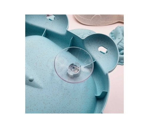 WOOPIE GREEN Zestaw 2w1 do Piasku i Wanny Żółwik Niebieski 8 el. BIODEGRADOWALNY ORGANICZNY MATERIAŁ