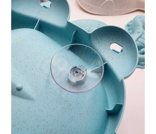 WOOPIE GREEN Zestaw 2w1 do Piasku i Wanny Żółwik Niebieski 8 el. BIODEGRADOWALNY ORGANICZNY MATERIAŁ