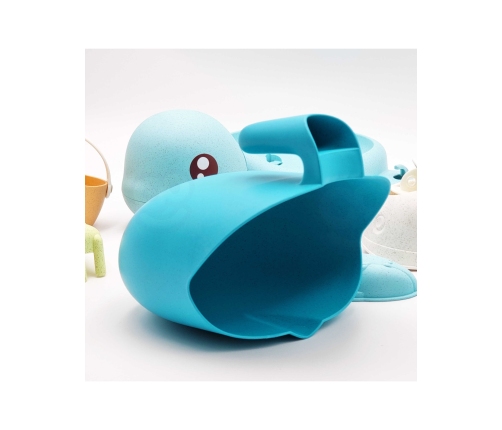 WOOPIE GREEN Zestaw 2w1 do Piasku i Wanny Żółwik Niebieski 8 el. BIODEGRADOWALNY ORGANICZNY MATERIAŁ