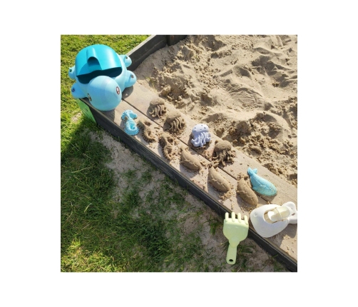 WOOPIE GREEN Zestaw 2w1 do Piasku i Wanny Żółwik 8 el. BIODEGRADOWALNY ORGANICZNY MATERIAŁ