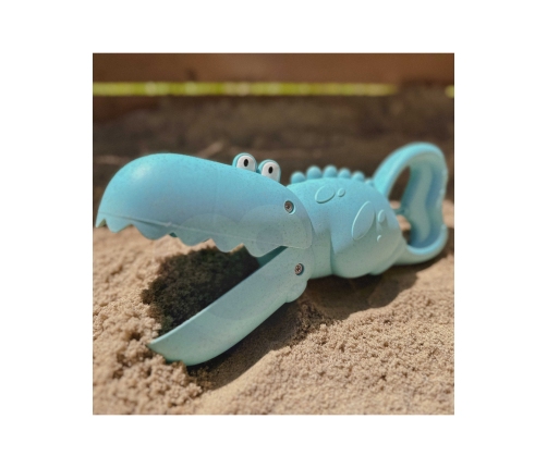 WOOPIE GREEN Krokodyl Łopatka Zbierak do Piasku i Wody Niebieska BIODEGRADOWALNY ORGANICZNY MATERIAŁ