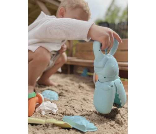 WOOPIE GREEN Krokodyl Łopatka Zbierak do Piasku i Wody Niebieska BIODEGRADOWALNY ORGANICZNY MATERIAŁ