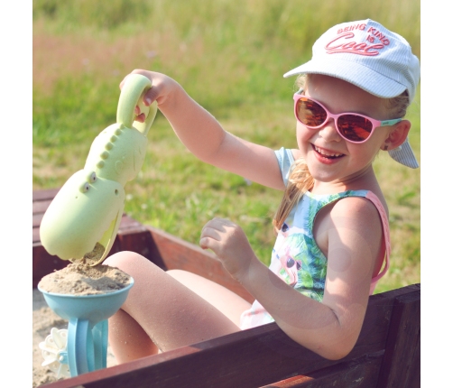 WOOPIE GREEN Krokodyl Łopatka Zbierak do Piasku i Wody Zielona BIODEGRADOWALNY ORGANICZNY MATERIAŁ