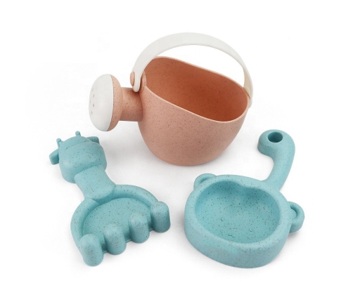 WOOPIE GREEN Zestaw do Piasku w Wiaderku z Kołowrotkiem 9 el. BIODEGRADOWALNY ORGANICZNY MATERIAŁ