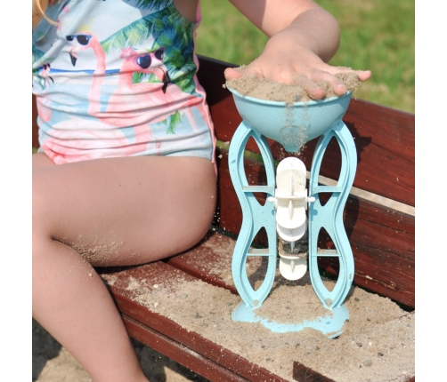 WOOPIE GREEN Zestaw do Piasku z Kołowrotkiem i Konewką 10 el. BIODEGRADOWALNY ORGANICZNY MATERIAŁ